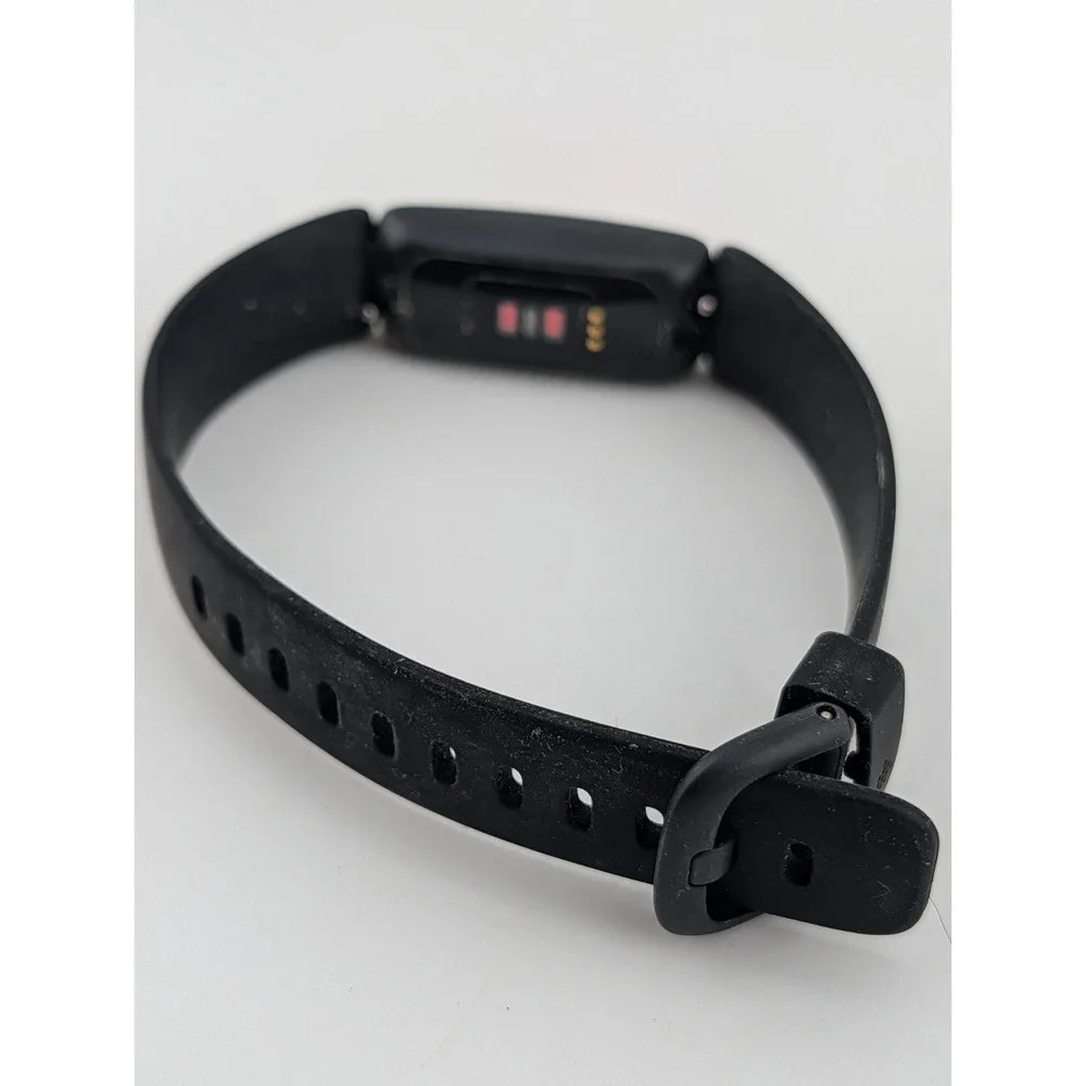 Fitbit Inspire 2 Activity Tracker FB418 Black Large Band w/ Charger- Works